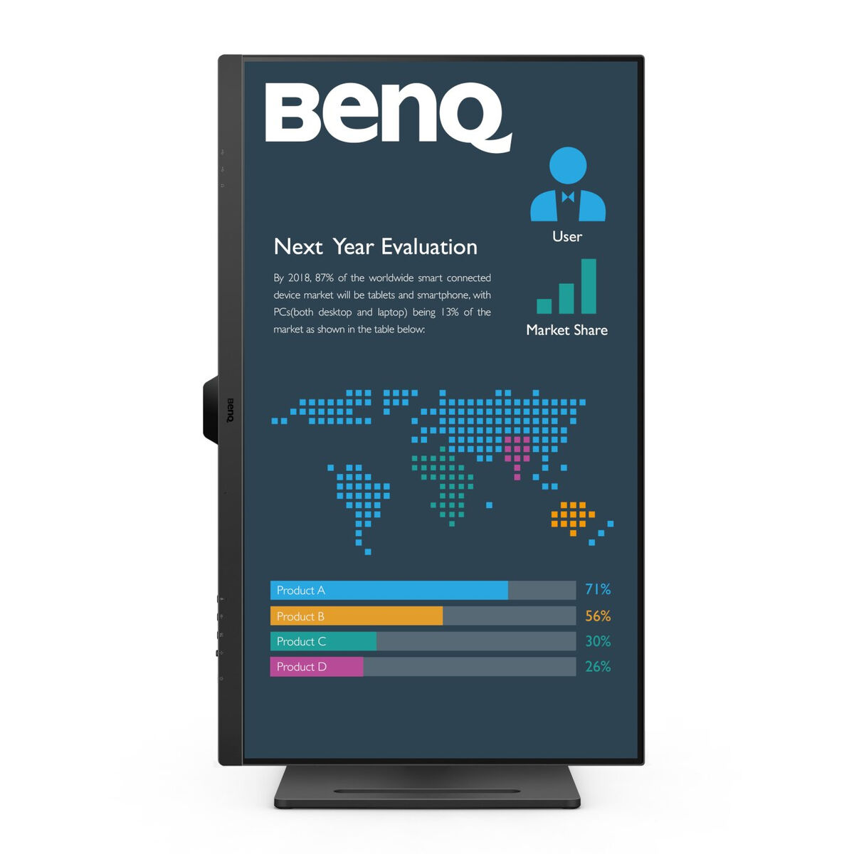 Bild von Monitor BenQ BL2490 31,5" 23,8" Full HD Quad HD