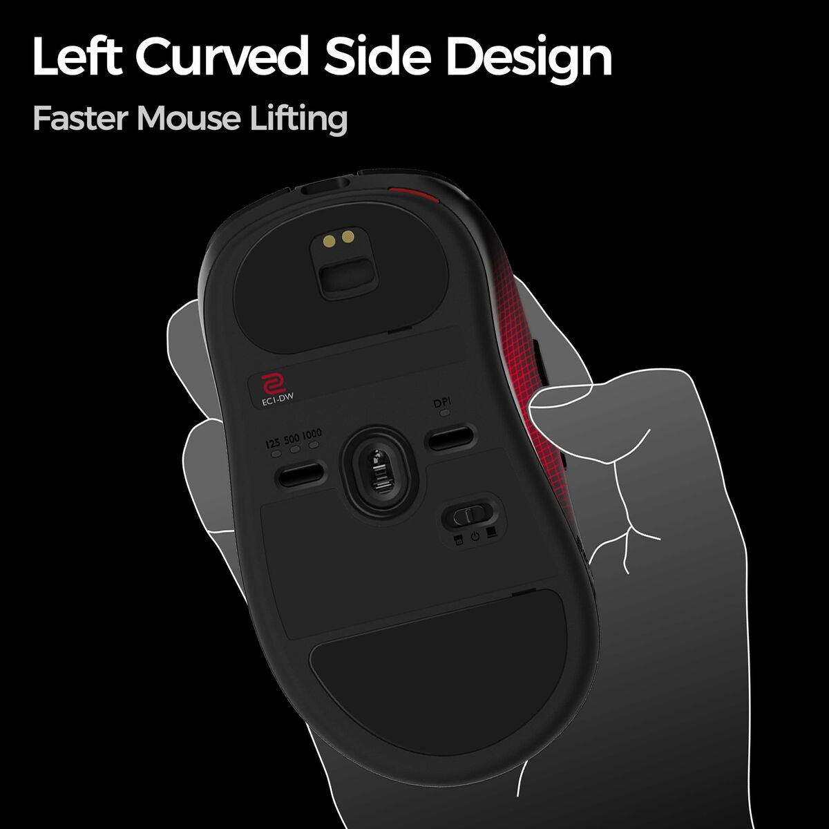 Kép Mouse Zowie 9H.N4TBE.A2E Black 3200 DPI