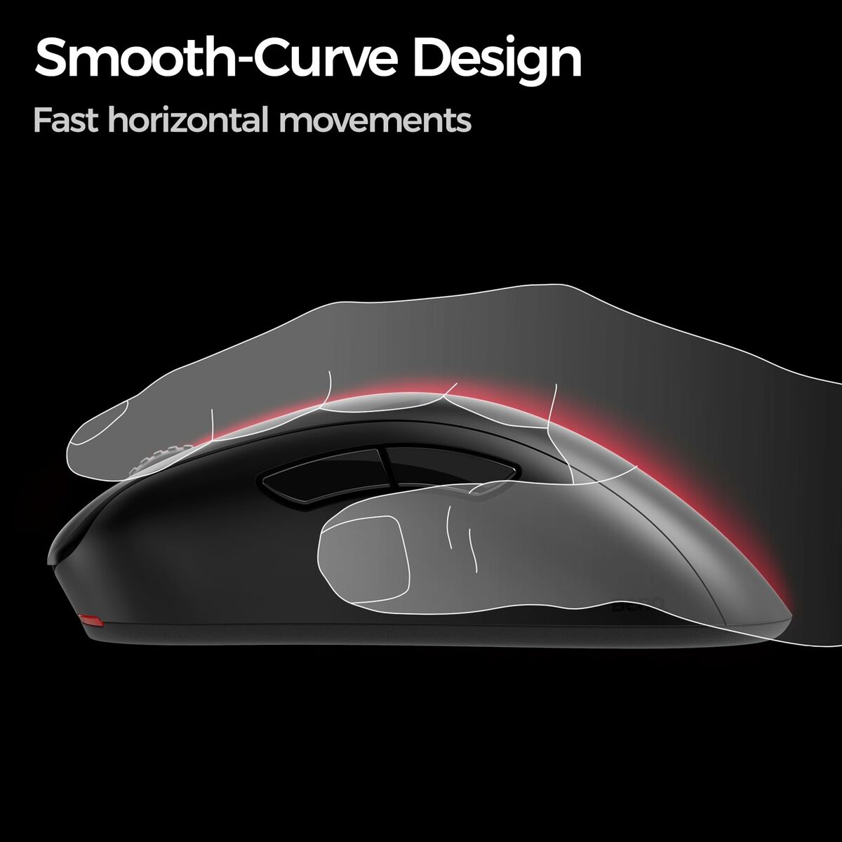 Kép Mouse Zowie 9H.N4WBE.A2E Black 3200 DPI