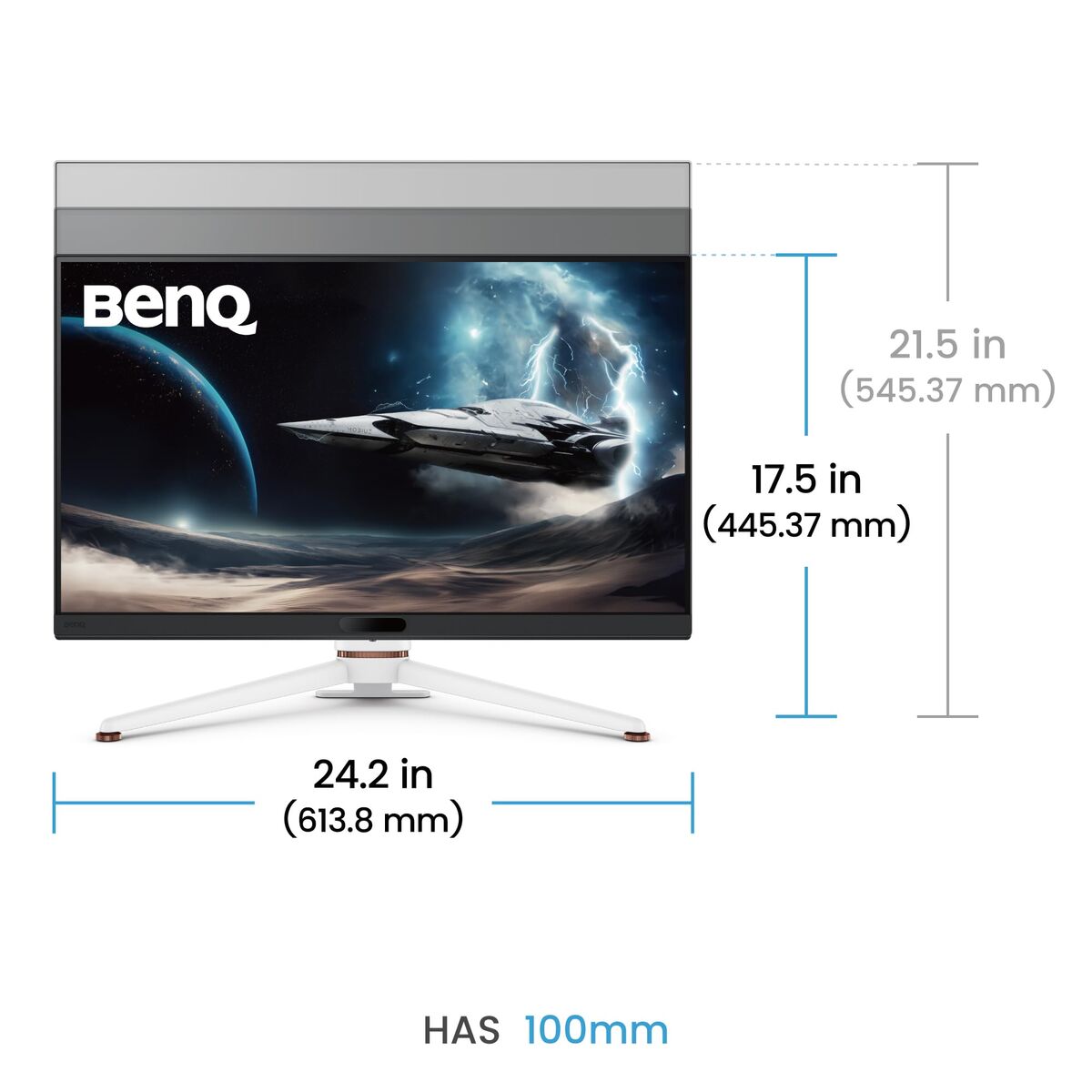 Picture of Gaming Monitor BenQ 9H.LN2LB.QBE 4K Ultra HD 27"
