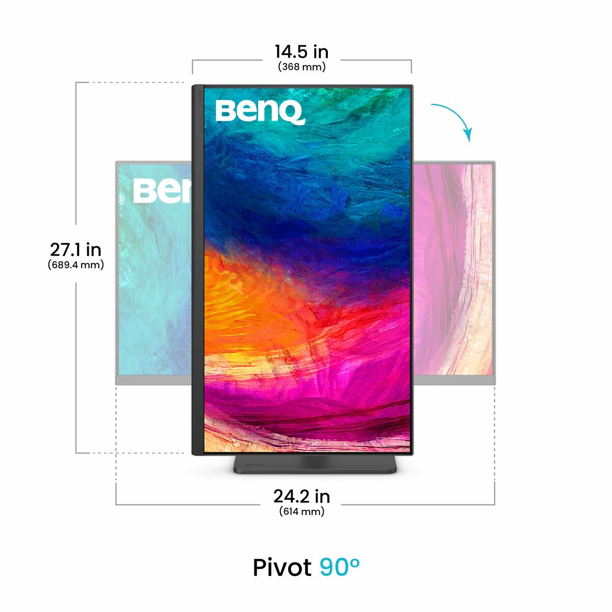 Image de Gaming Monitor BenQ 9H.LNDLA.TBE 27" 25" Quad HD