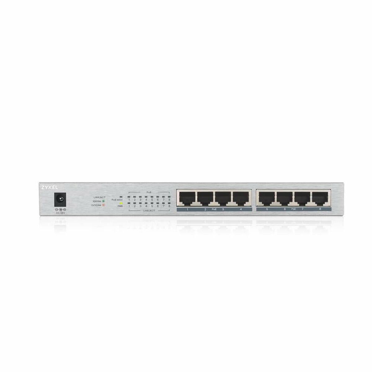 Picture of Switch ZyXEL GS1008HP-EU0101F 16 Gbps