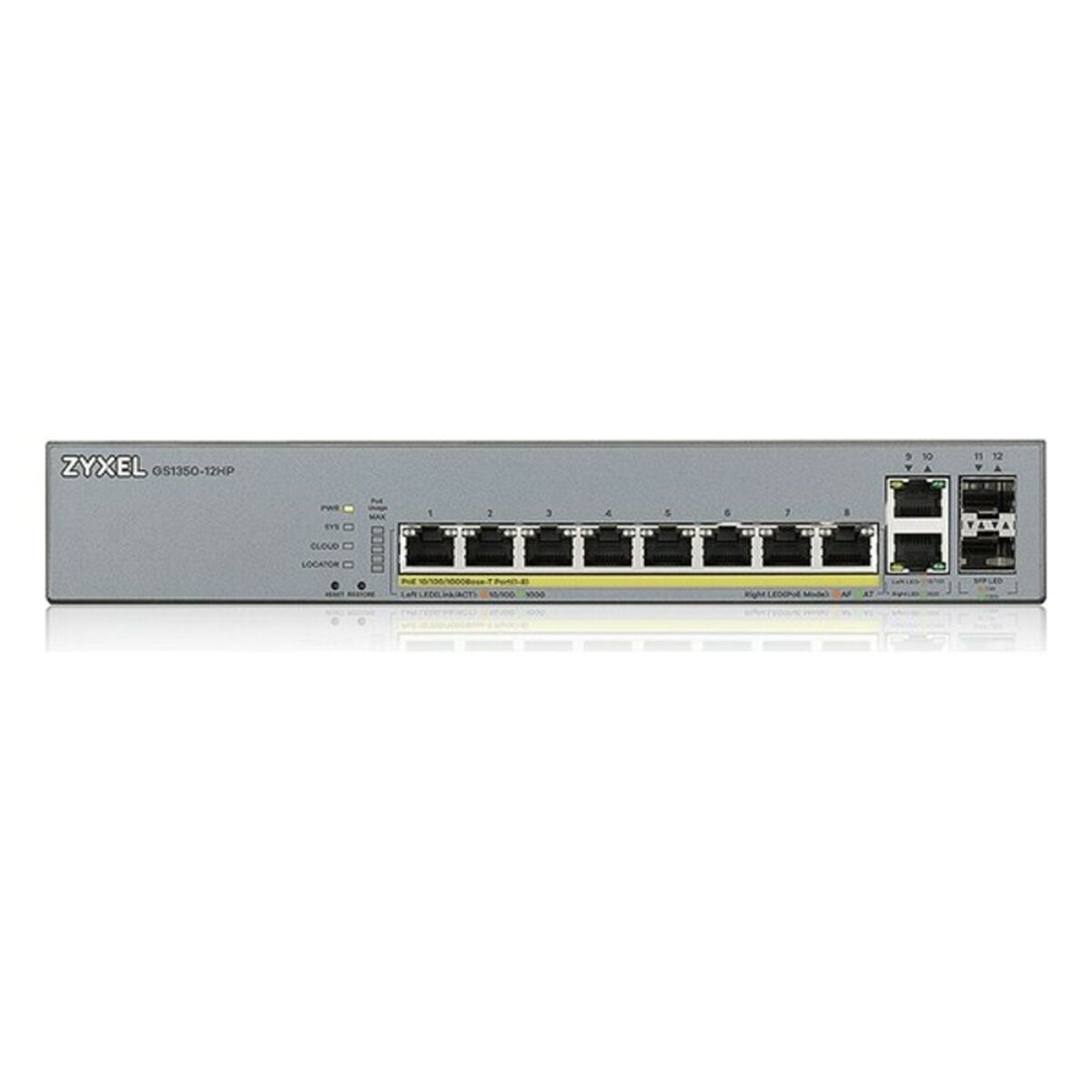 Afbeeldingen van Switch ZyXEL GS1350-12HP-EU0101F 10 Gb 130W