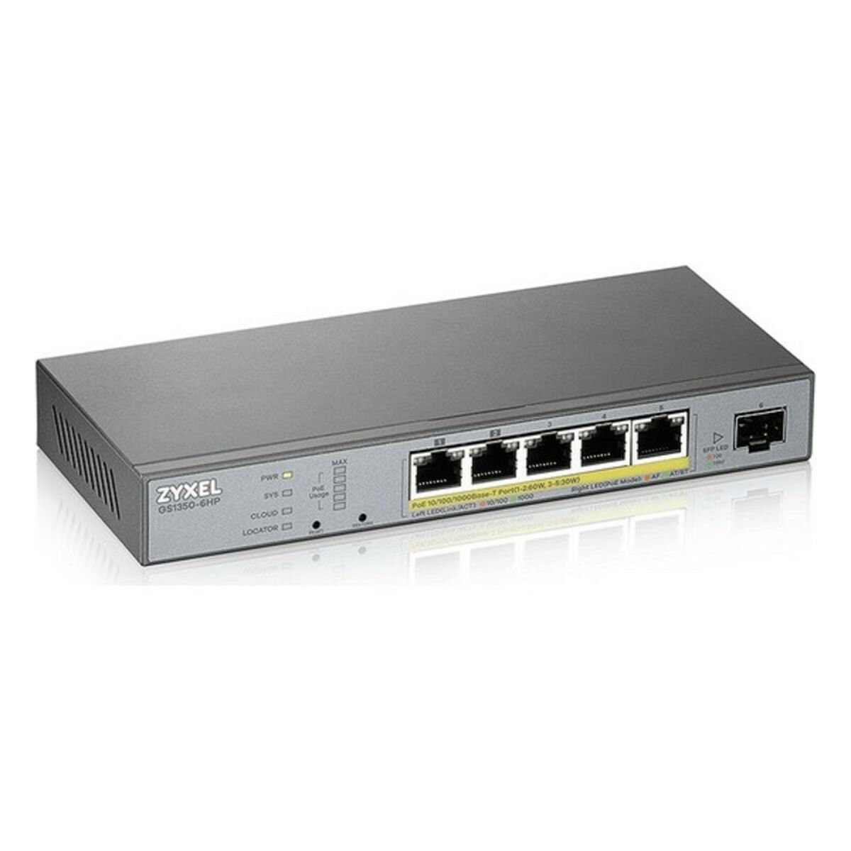 Obrazek Switch ZyXEL GS1350-6HP-EU0101F 12 Gbps