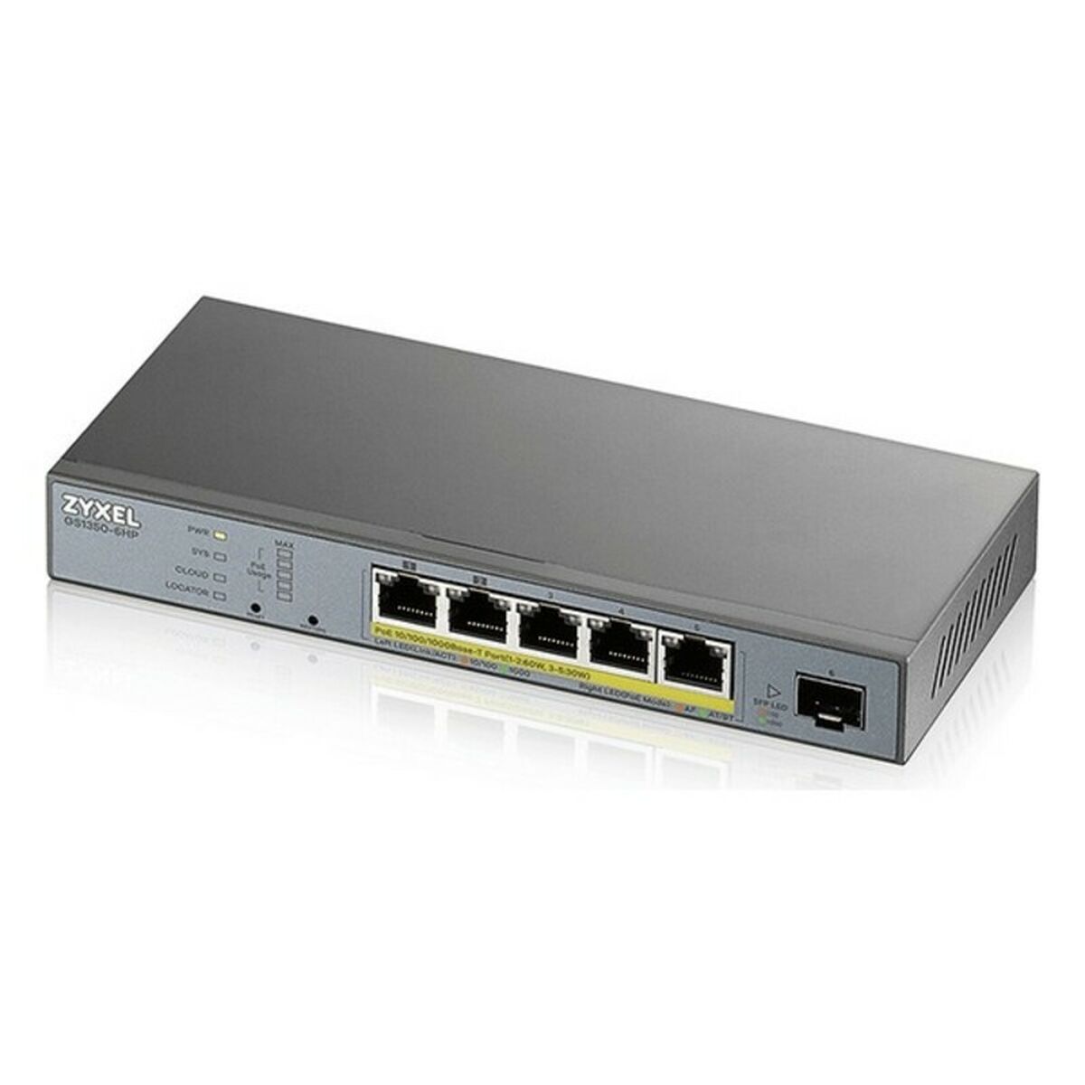 Obrazek Switch ZyXEL GS1350-6HP-EU0101F 12 Gbps
