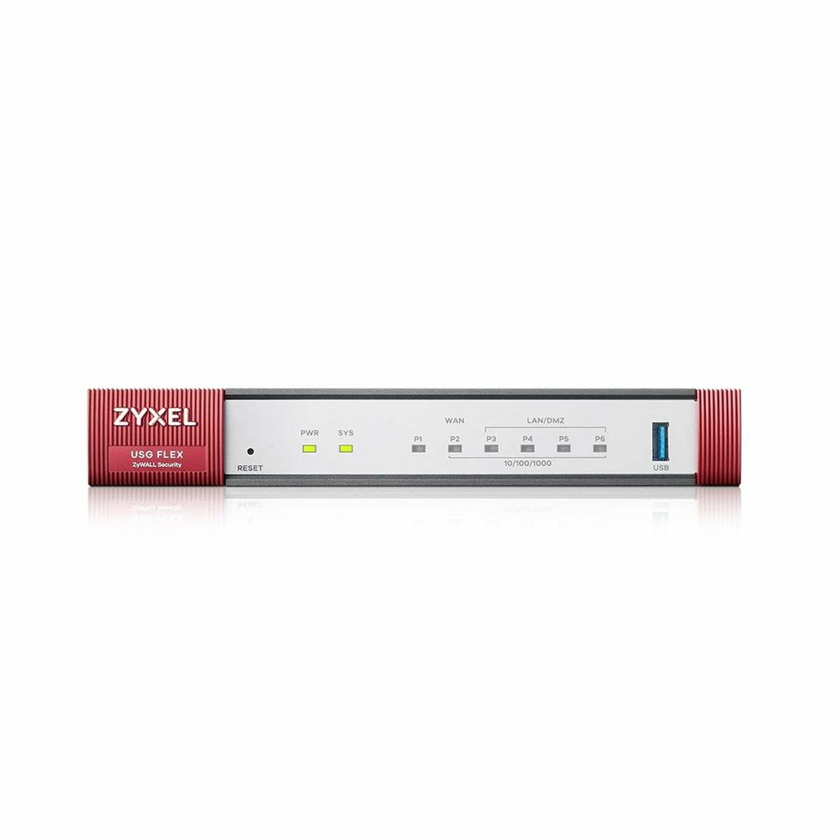 Firewall ZyXEL USG Flex 100 Gigabit USB 2.0 RJ45 Ethernet LAN USB 3.2 USB x 3 Wi-Fi 900 Mb...