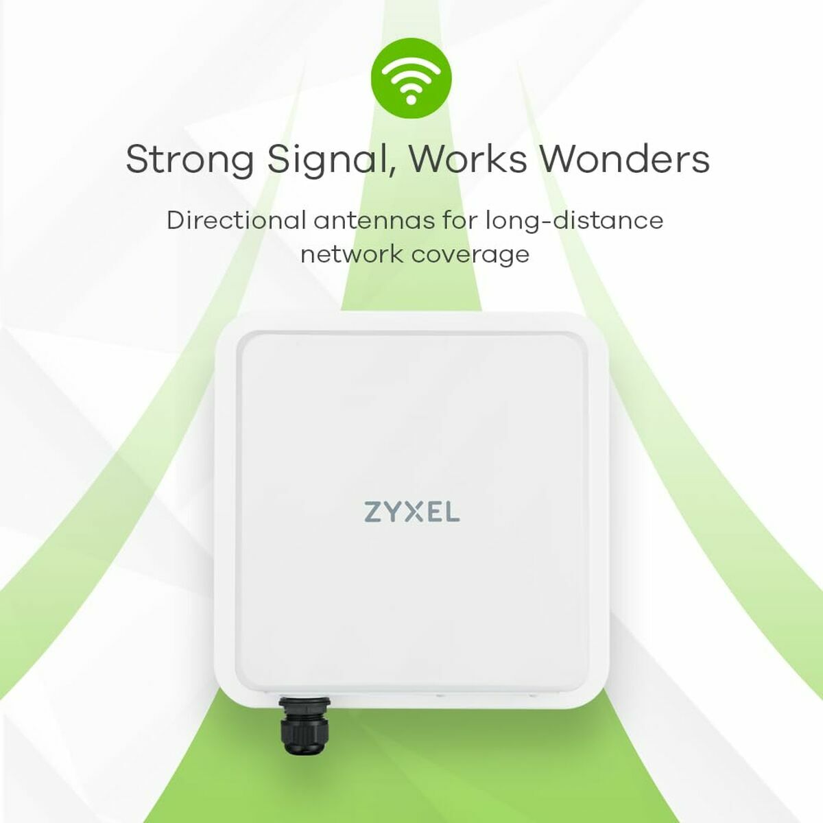 Afbeeldingen van Router ZyXEL FWA-710-EU0102F White RJ45 Ethernet LAN