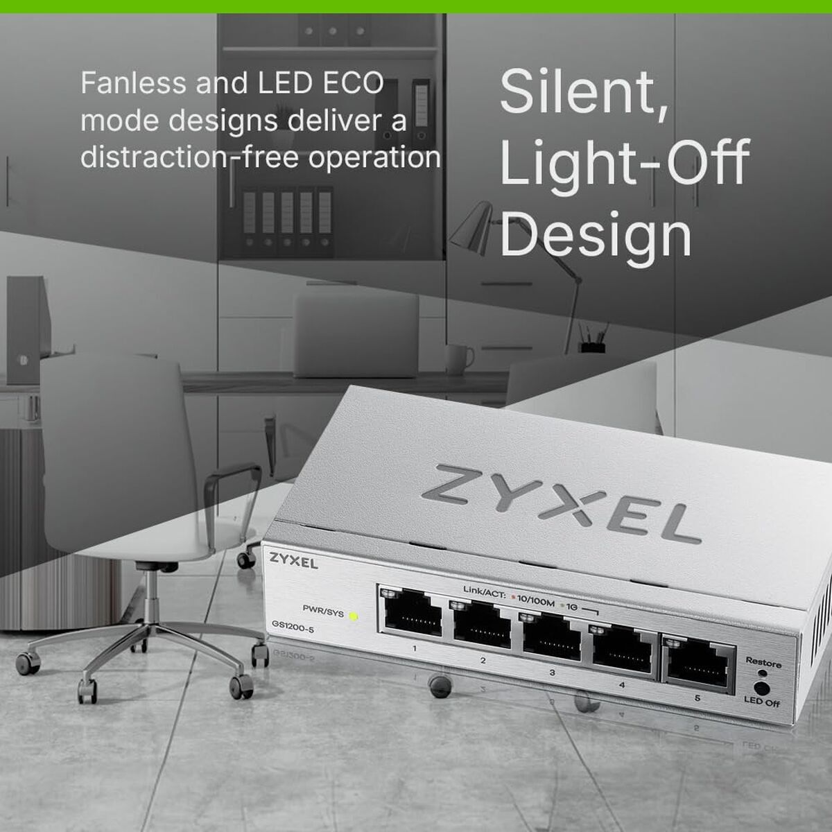 Bild von Switch ZyXEL GS1200-5V3-EU0101F