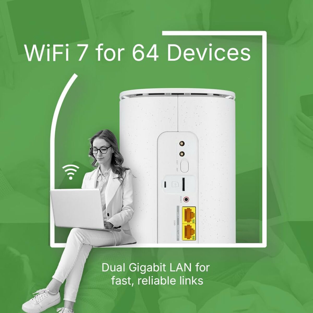 Image de Router ZyXEL FWA515-EU0102F White USB 2.0 Ethernet LAN 2 Wi-Fi