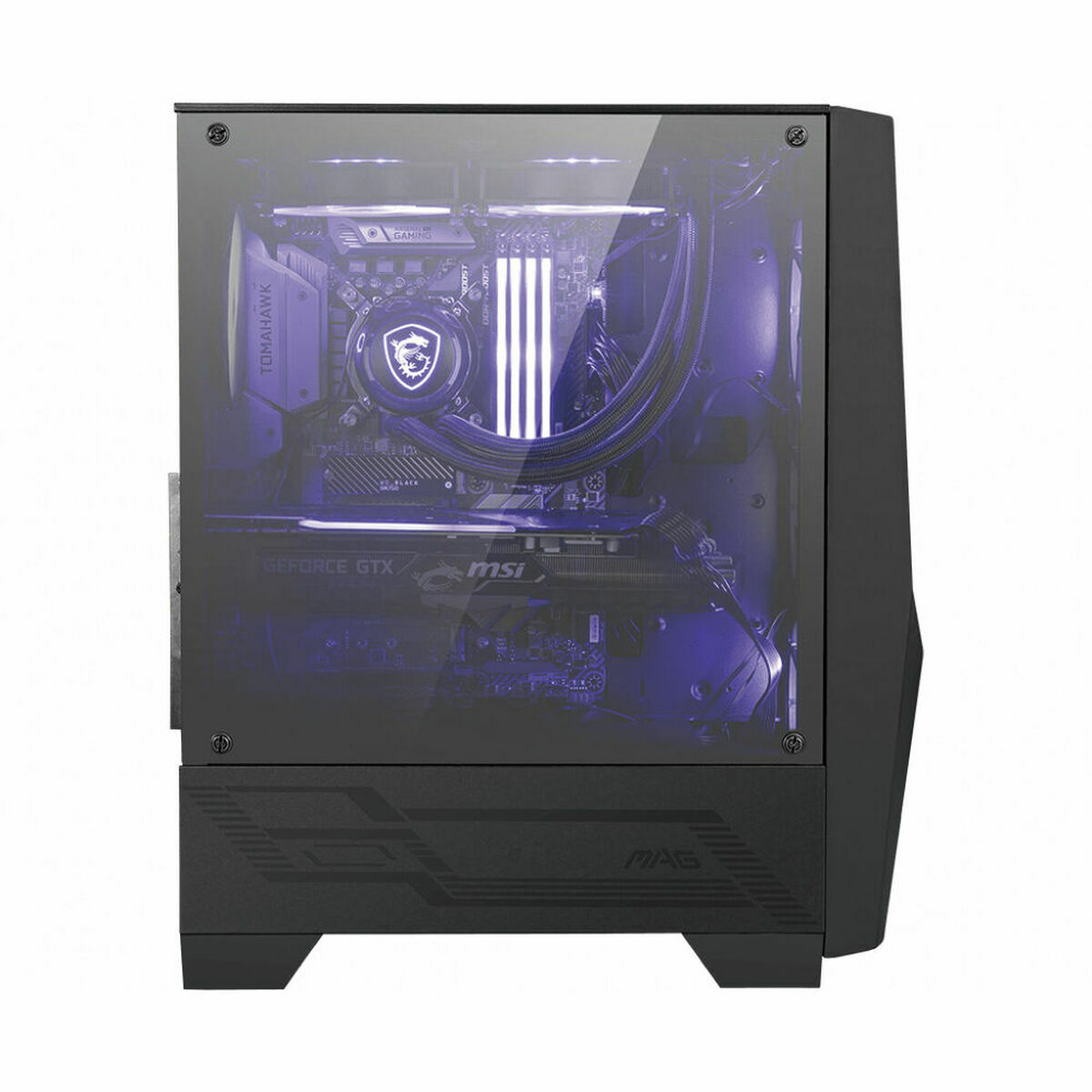Image de ATX Semi-tower Box MSI MAG FORGE 100M Black Purple