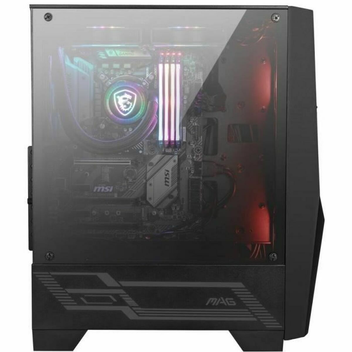 Image de ATX Semi-tower Box MSI MAG FORGE 100M Black Purple