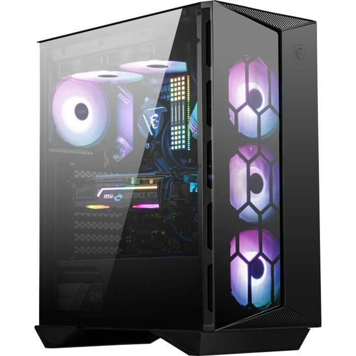 Afbeeldingen van ATX Semi-tower Box MSI MPG GUNGNIR 110R ARGB Black