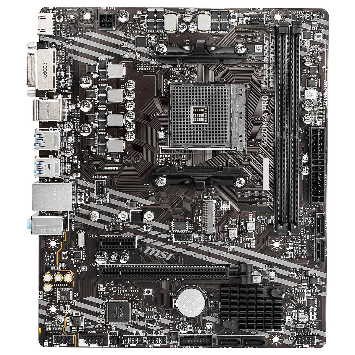 Picture of Motherboard MSI A520M-A PRO AMD A520 AMD AMD AM4