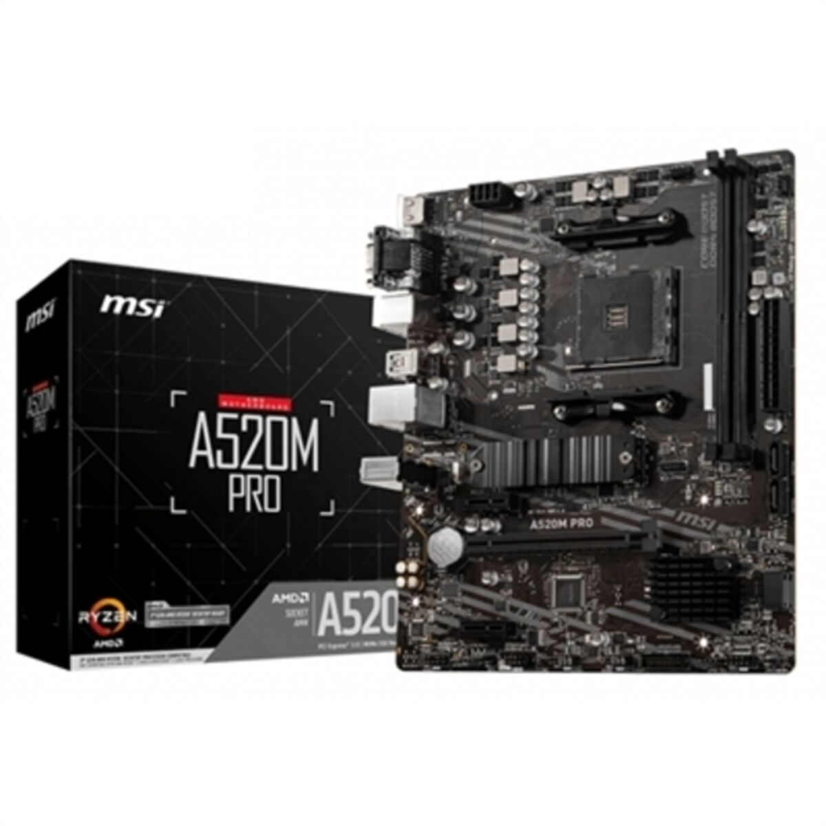 Afbeeldingen van Motherboard MSI A520M PRO AMD A520 AMD AM4