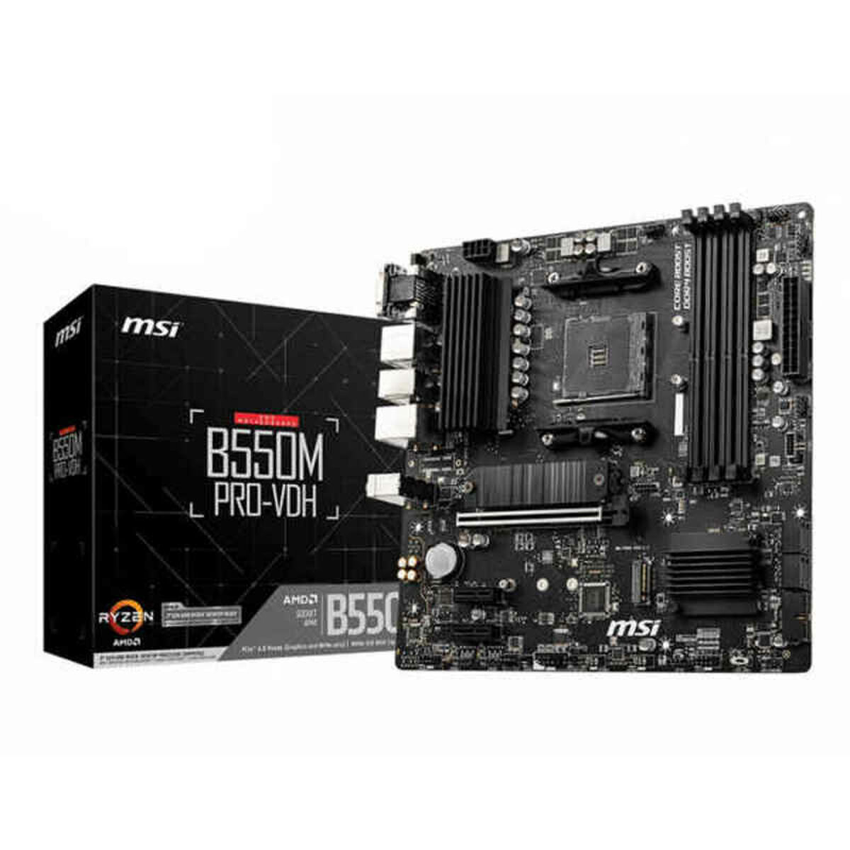 Picture of Motherboard MSI B550M PRO-VDH AMD B550 AMD AM4