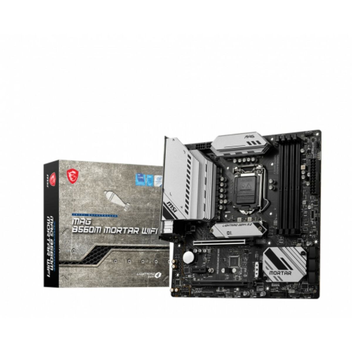 Scheda Madre MSI MAG B560M MORTAR WIFI mATX LGA1200 LGA 1200 Intel Intel B560