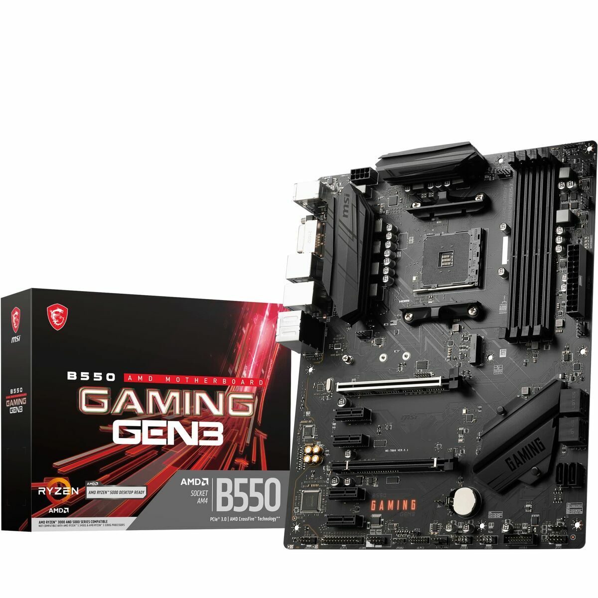 Scheda Madre MSI B550 GAMING GEN3 AMD B550 AMD AMD AM4