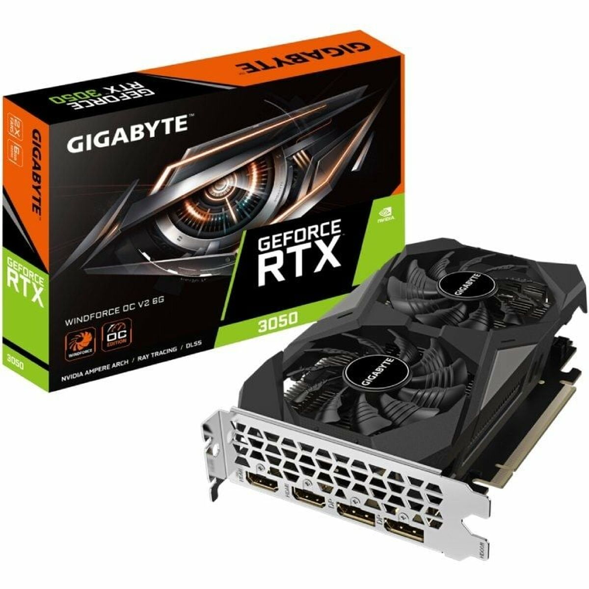 Picture of Graphics card Gigabyte 9VN305WO62-00-G10 6 GB Nvidia GeForce RTX 3050 GDDR6