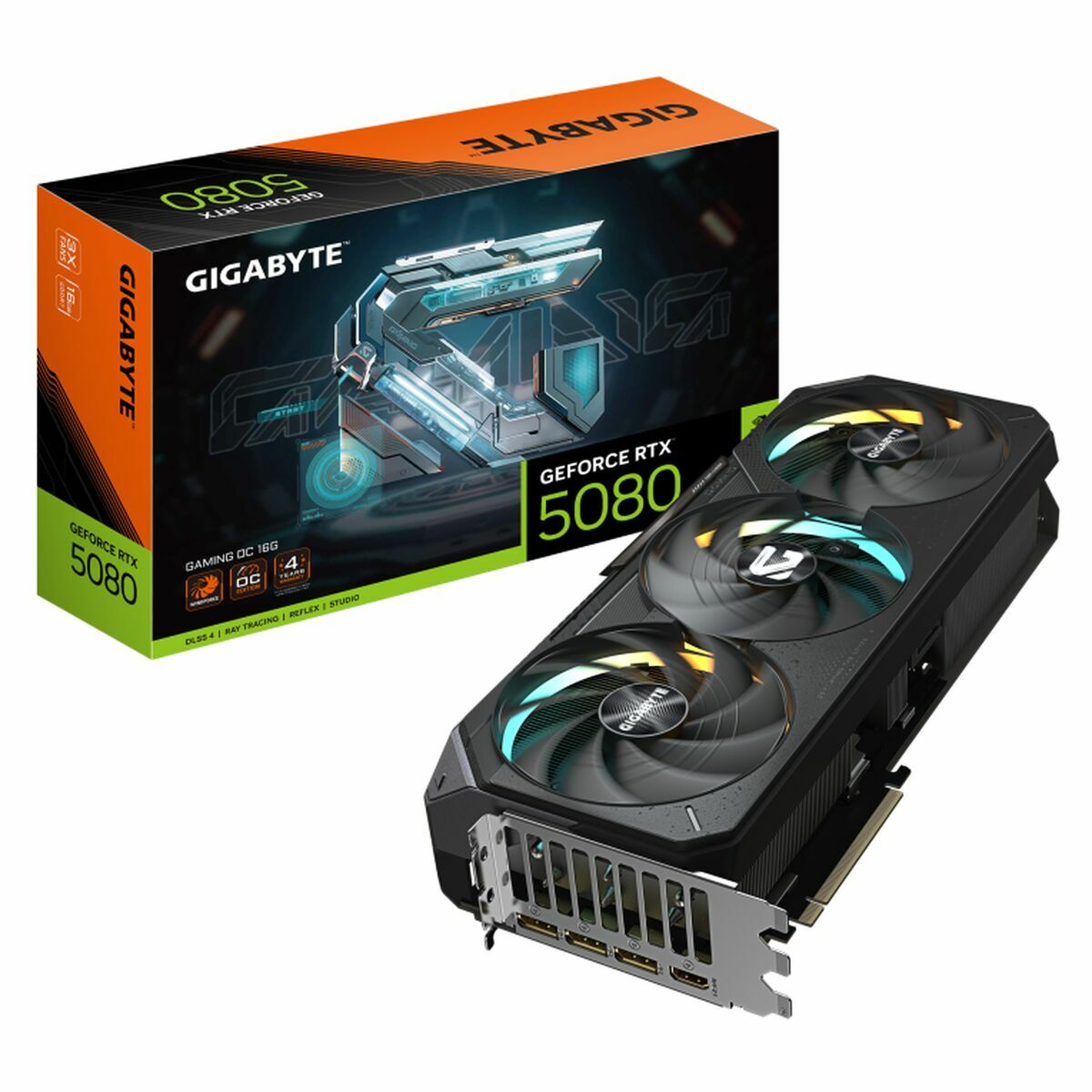 Afbeeldingen van Graphics card Gigabyte GV-N5080GAMING OC-16GD 16 GB