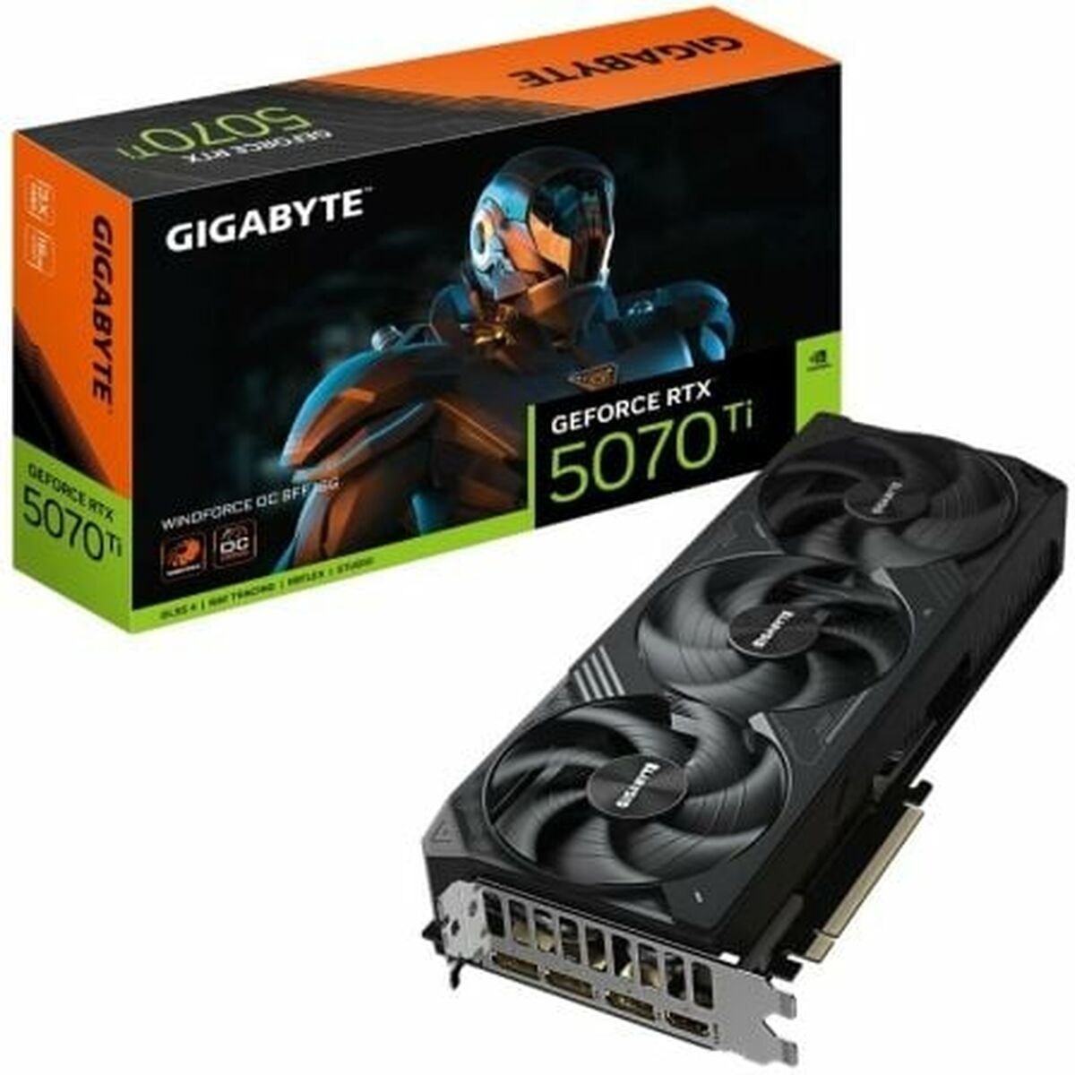 Bild von Grafikkarte Gigabyte 9VN507TWO-00-G10 nvidia geforce rtx 5070 ti 16 GB GDDR6