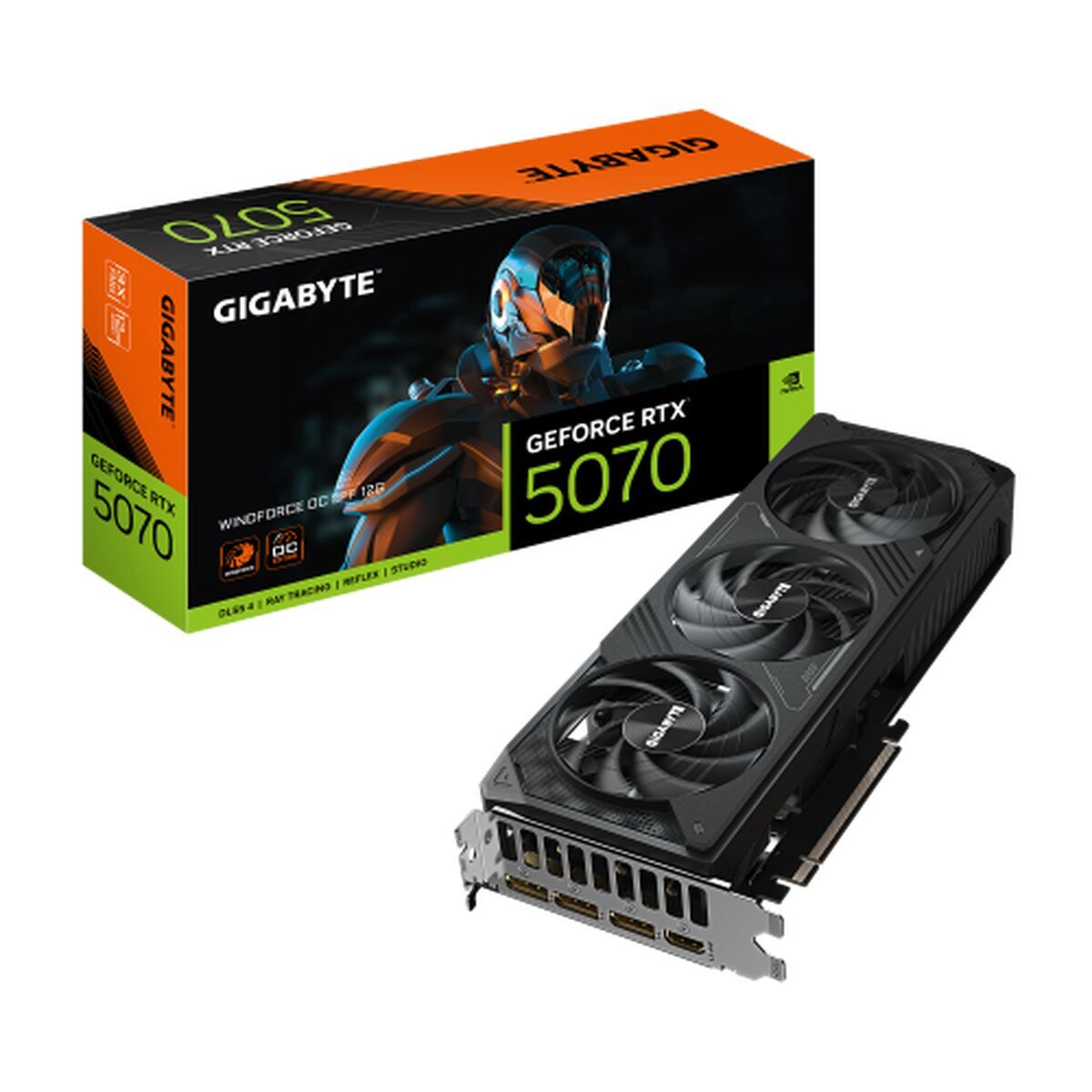 Picture of Graphics card Gigabyte GV-N5070WF3OC-12GD nvidia geforce rtx 5070 12 GB GDDR6 GDDR7