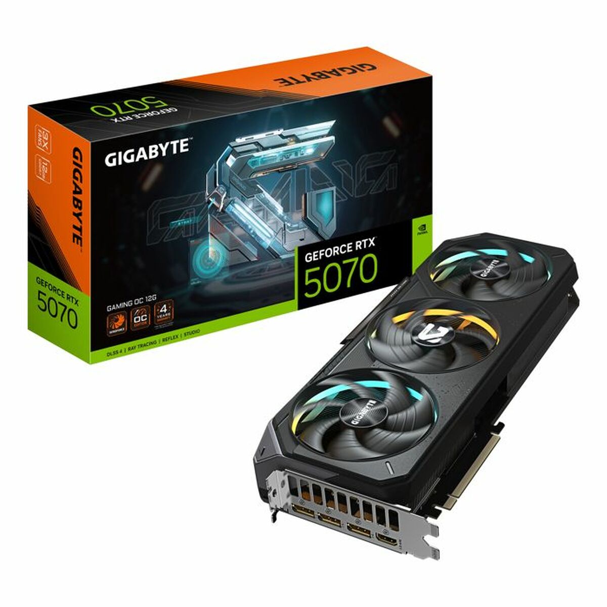 Picture of Graphics card Gigabyte nvidia geforce rtx 5070 12 GB GDDR6 GDDR7