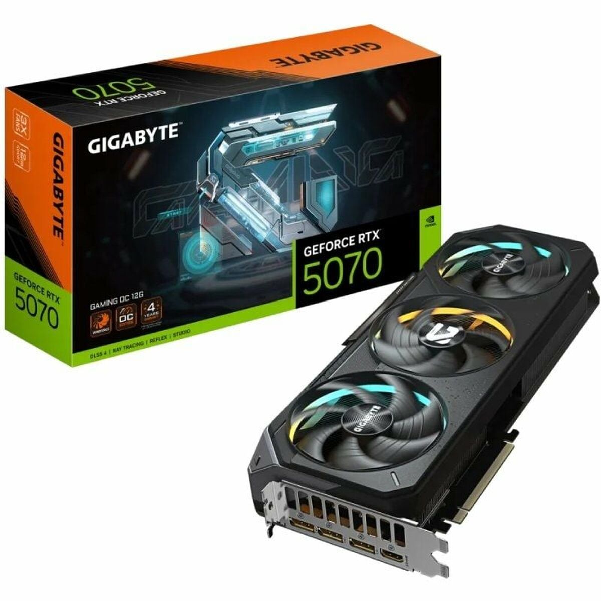Afbeeldingen van Graphics card Gigabyte 9VN5070GO-00-G10 nvidia geforce rtx 5070 12 GB GDDR6