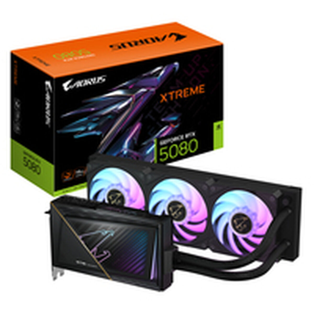 Afbeeldingen van Graphics card Gigabyte GV-N5080AORUSX W-16GD GEFORCE RTX 5080 16 GB GDDR6