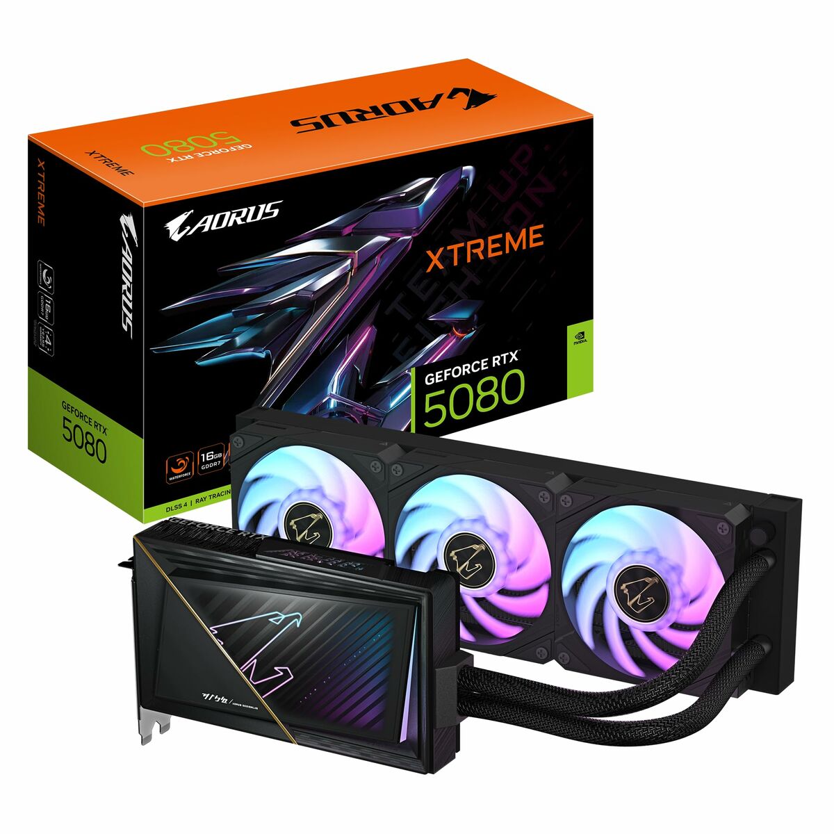Afbeeldingen van Graphics card Gigabyte GV-N5080AORUSX W-16GD GEFORCE RTX 5080 16 GB GDDR6