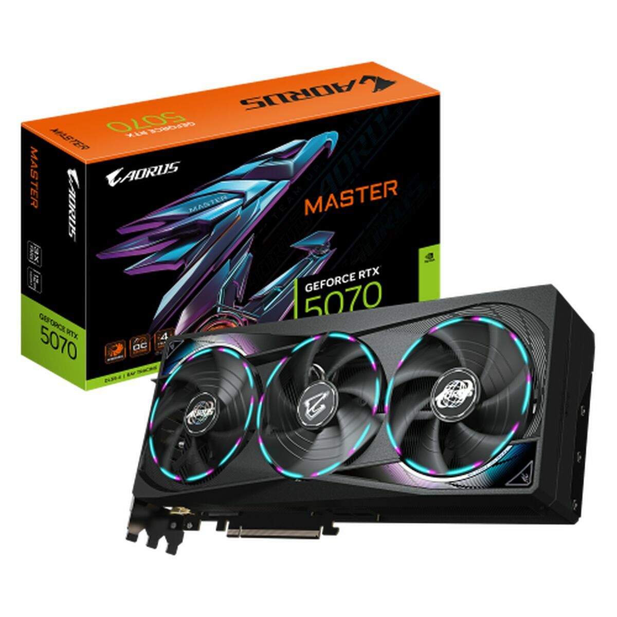 Afbeeldingen van Graphics card Gigabyte GV-N5070AORUS M-12GD nvidia geforce rtx 5070 12 GB GDDR6