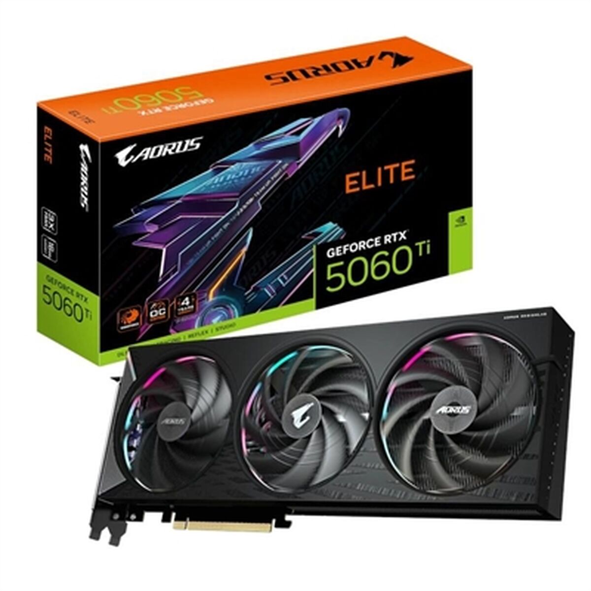 Picture of Graphics card Gigabyte GV-N506TAORUS E-16GD 16 GB geforce rtx 5060 ti GDDR6 GDDR7