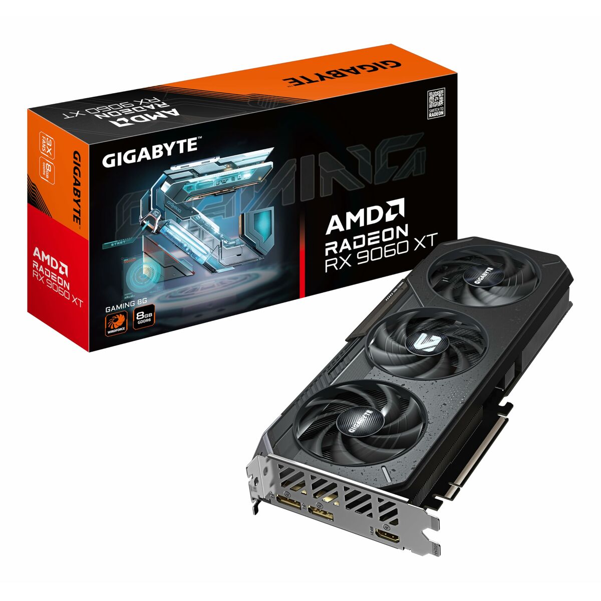 Afbeeldingen van Graphics card Gigabyte Radeon RX 9060 XT GAMING 8G RADEON RX 9060 XT 8 GB GDDR6