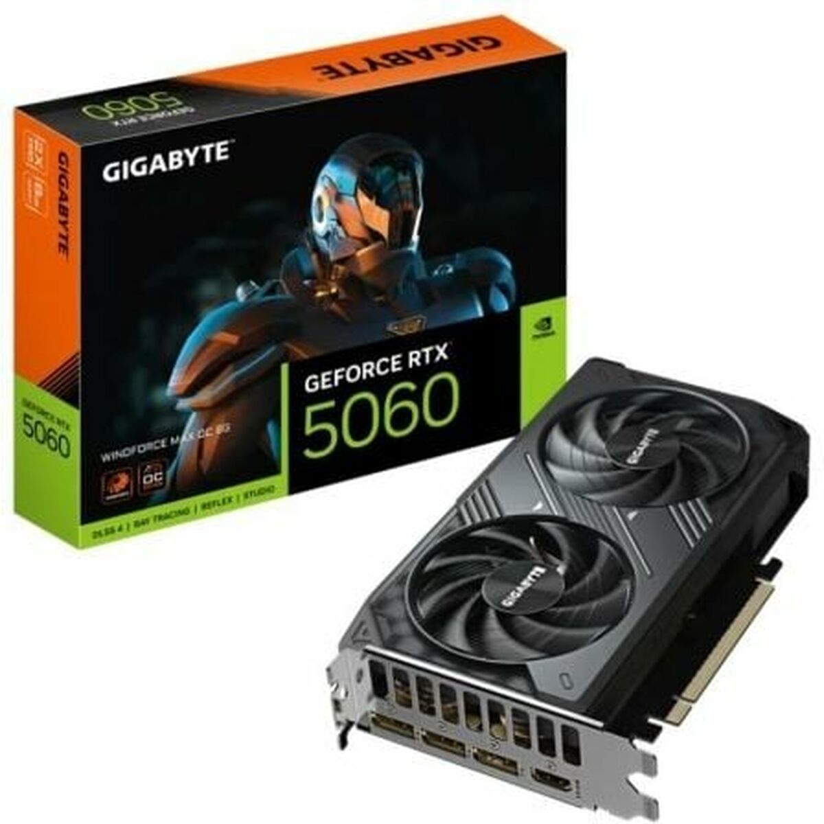 Afbeeldingen van Graphics card Gigabyte 9VN5060WXO-00-G10 GEFORCE RTX 5060 8 GB GDDR7