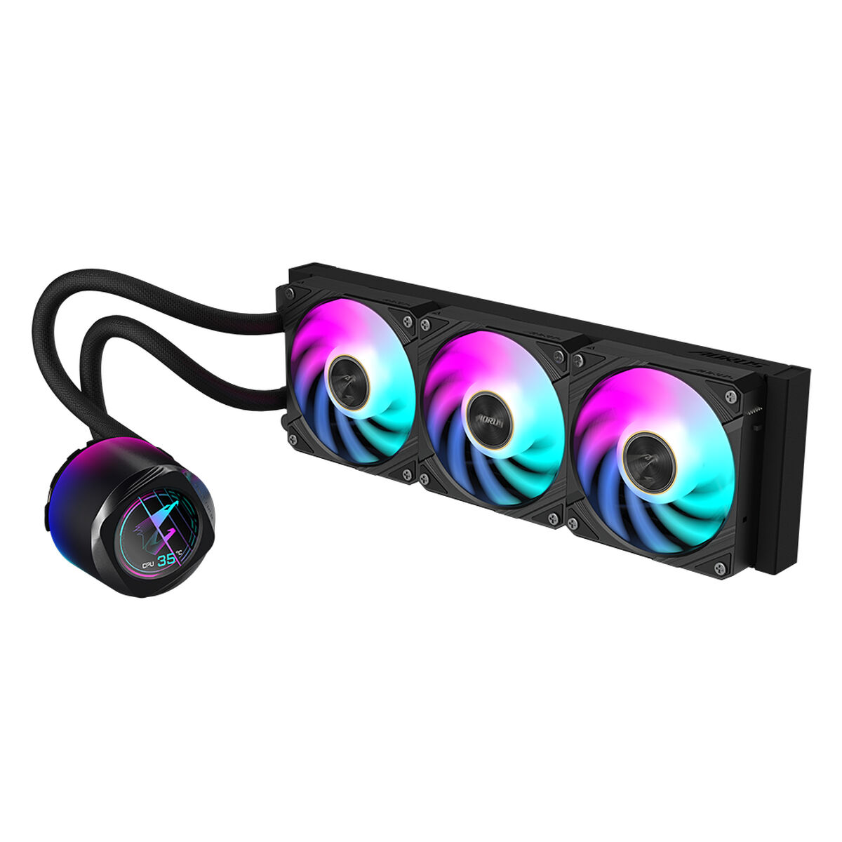 Afbeeldingen van Liquid Refrigeration Kit Gigabyte GP-AORUS WATERFORCE X II 360 Ø 12 cm