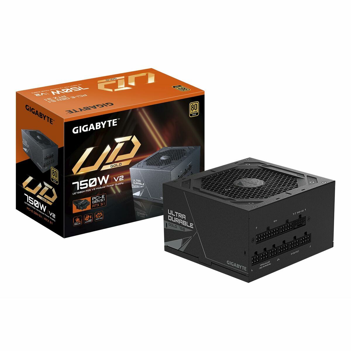 Obrazek Power supply Gigabyte GP-UD750GM PG5 V2 750 W 80 Plus Gold