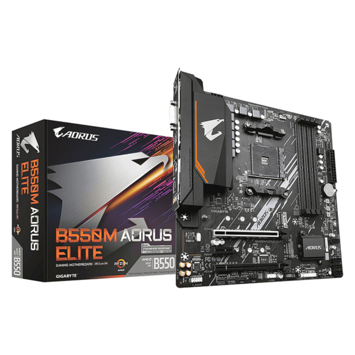 Picture of Motherboard Gigabyte B550M Aorus Elite mATX DDR4 AMD AM4