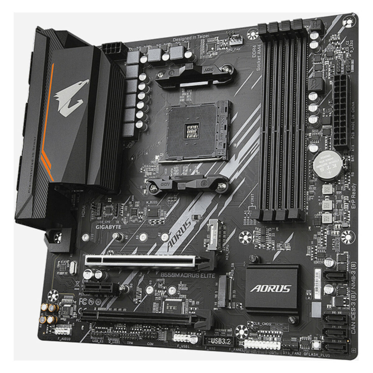 Picture of Motherboard Gigabyte B550M Aorus Elite mATX DDR4 AMD AM4
