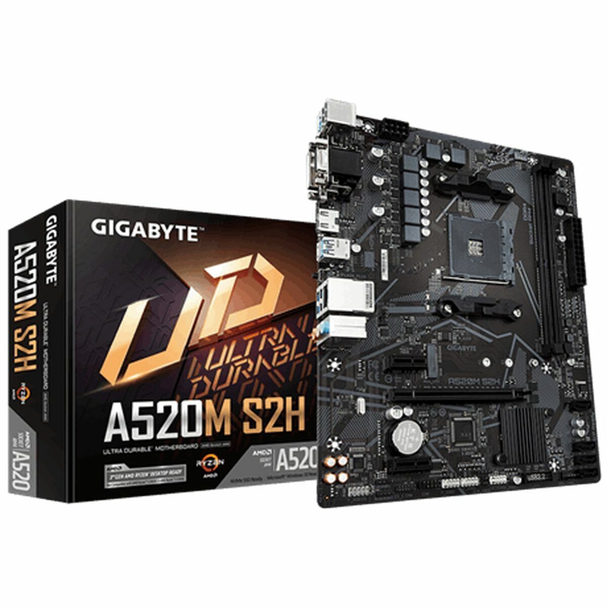 Picture of Motherboard Gigabyte A520M S2H AMD AM4 AMD A520 AMD