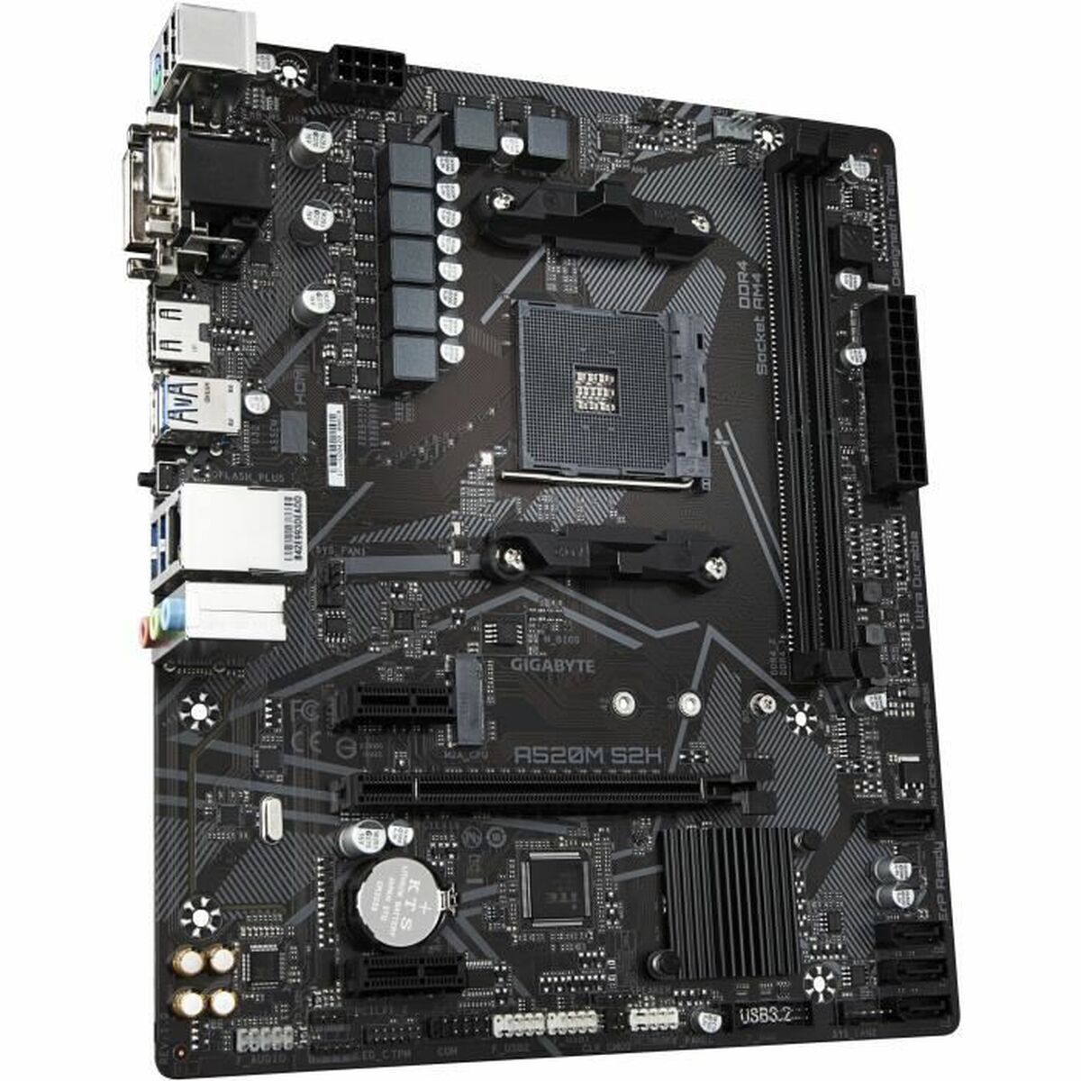 Picture of Motherboard Gigabyte A520M S2H AMD AM4 AMD A520 AMD
