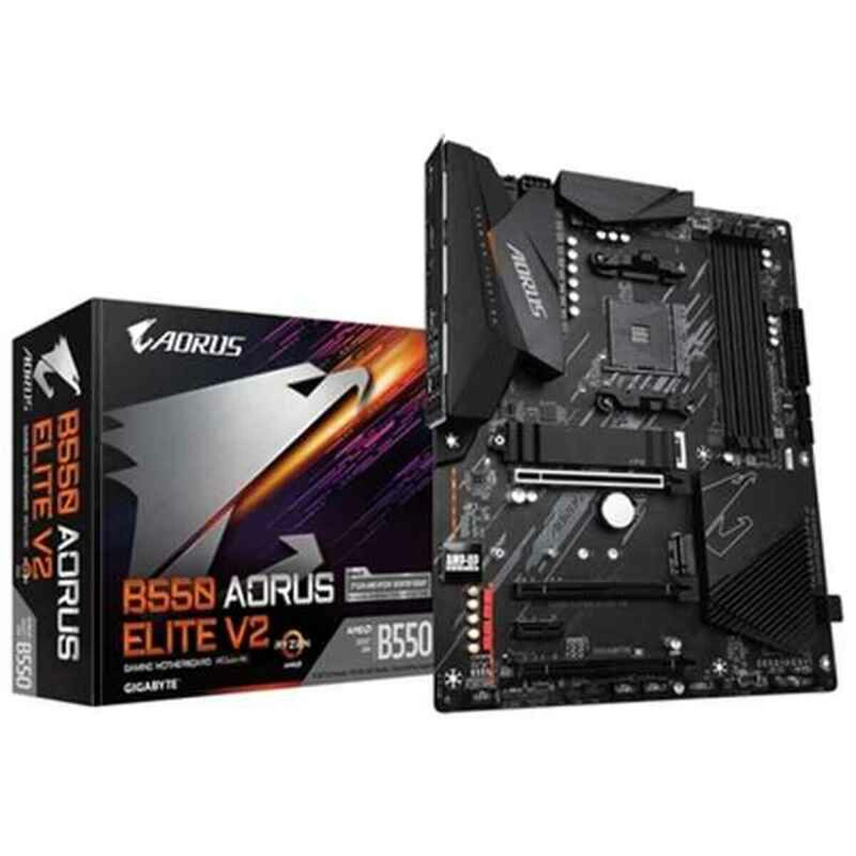 Afbeeldingen van Motherboard Gigabyte B550 AORUS ELITE V2 ATX AM4 DDR4 AMD AM4 ATX﻿