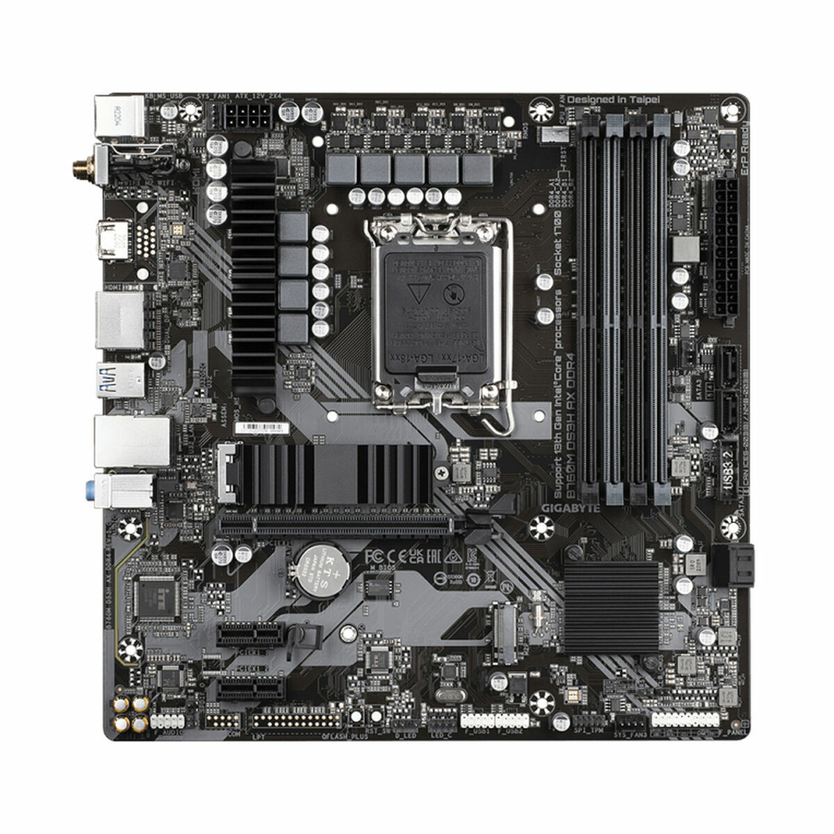 Picture of Motherboard Gigabyte B760M DS3H AX DDR4 DDR4 LGA 1700 Intel