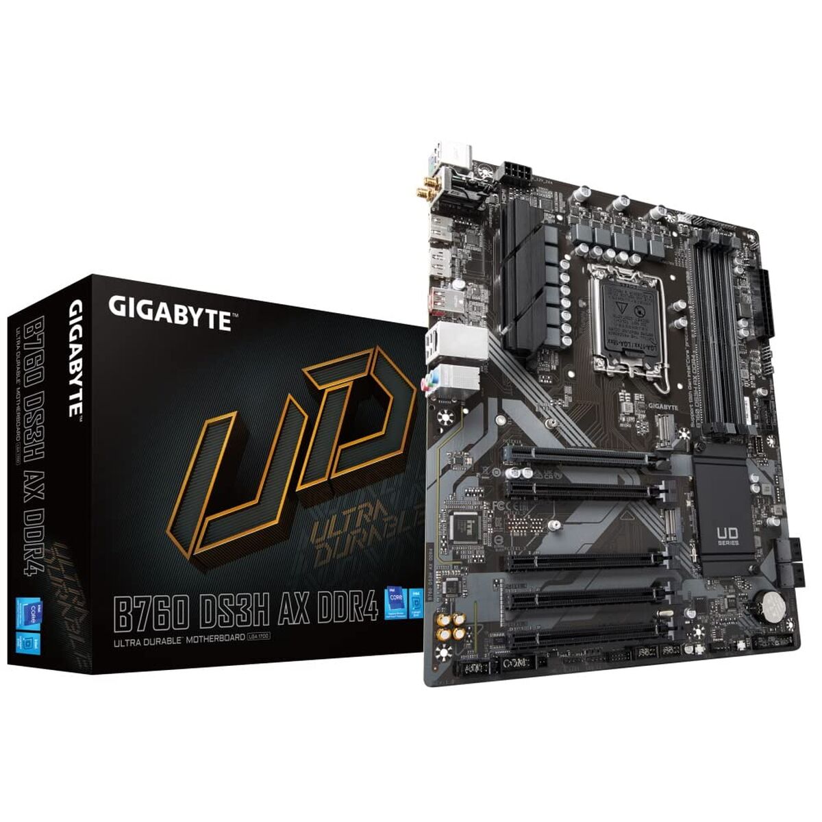 Picture of Motherboard Gigabyte B760 DS3H AX DDR4 INTEL B760 EXPRESS LGA 1700