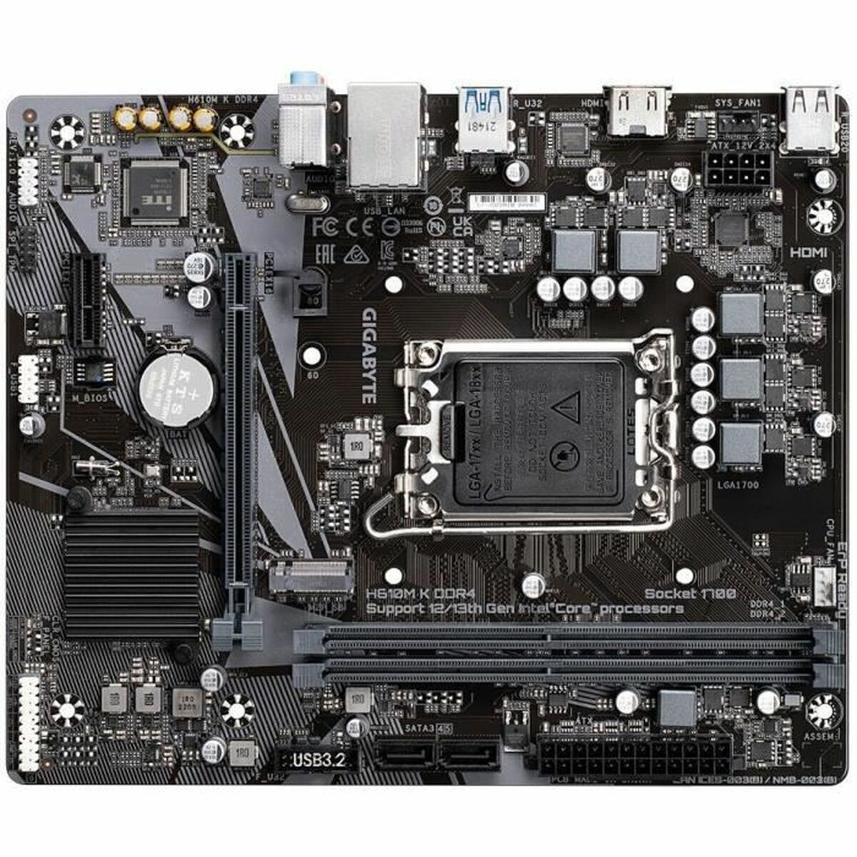 Picture of Motherboard Gigabyte H610M K DDR4 1.0 LGA 1700