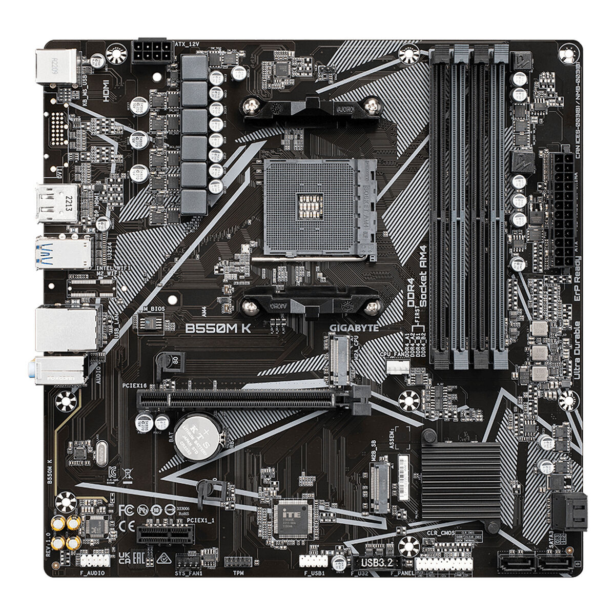 Afbeeldingen van Motherboard Gigabyte AMD B550 AMD AMD AM4