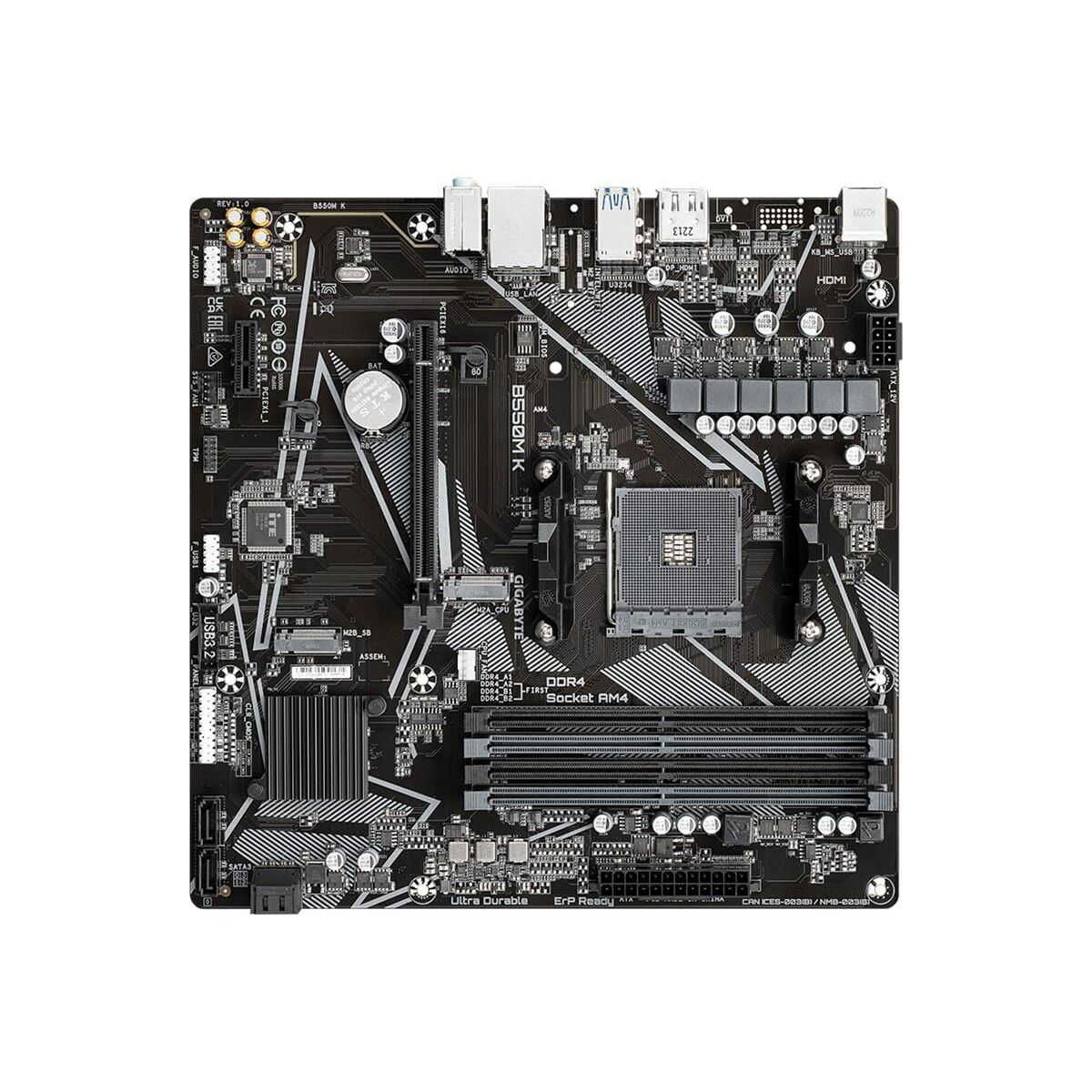 Afbeeldingen van Motherboard Gigabyte AMD B550 AMD AMD AM4
