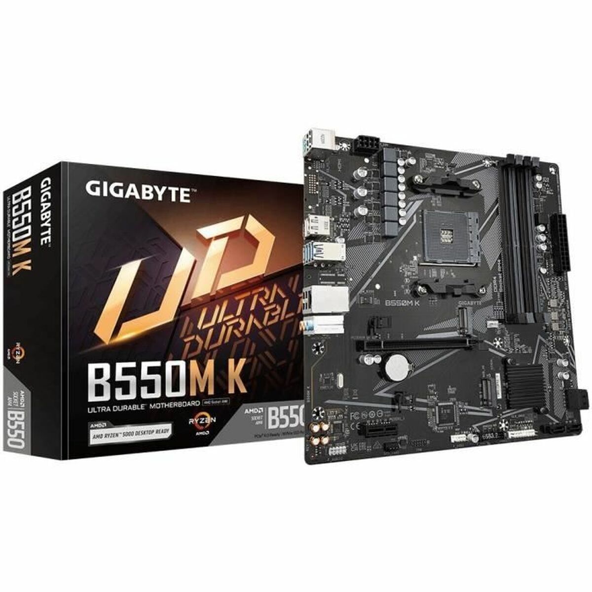 Picture of Motherboard Gigabyte B550M K 1.0 AMD B550 AMD AMD AM4