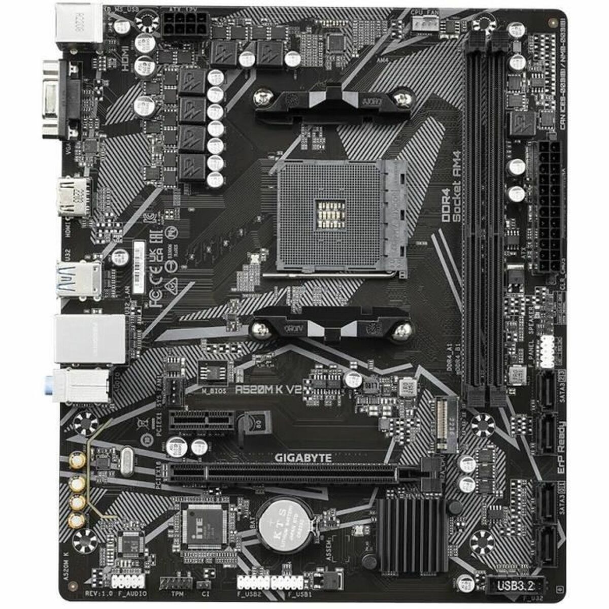 Picture of Motherboard Gigabyte A520M K V2 AMD AM4 AMD A520 AMD