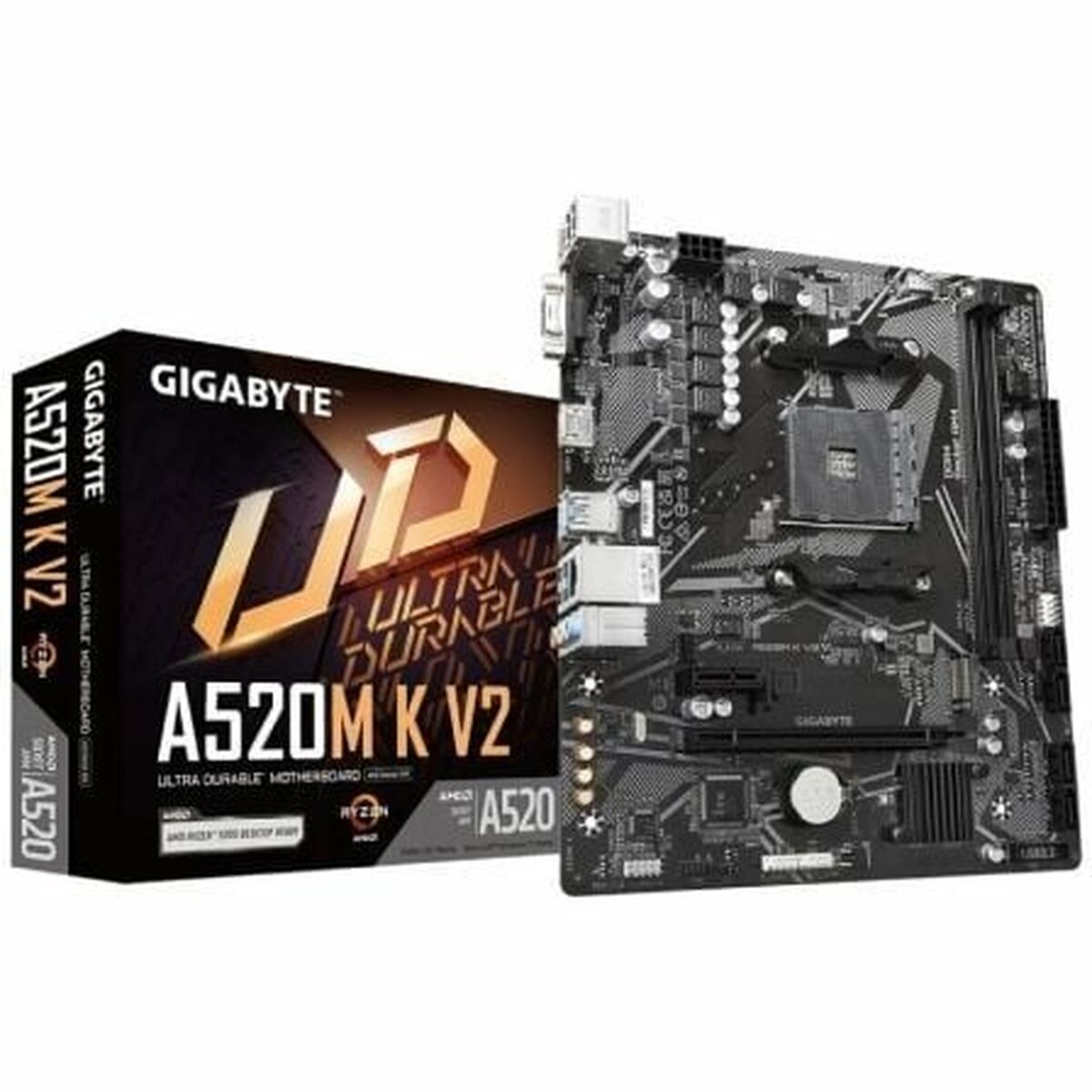 Afbeeldingen van Motherboard Gigabyte A520M K V2 AMD AM4 AMD A520 AMD