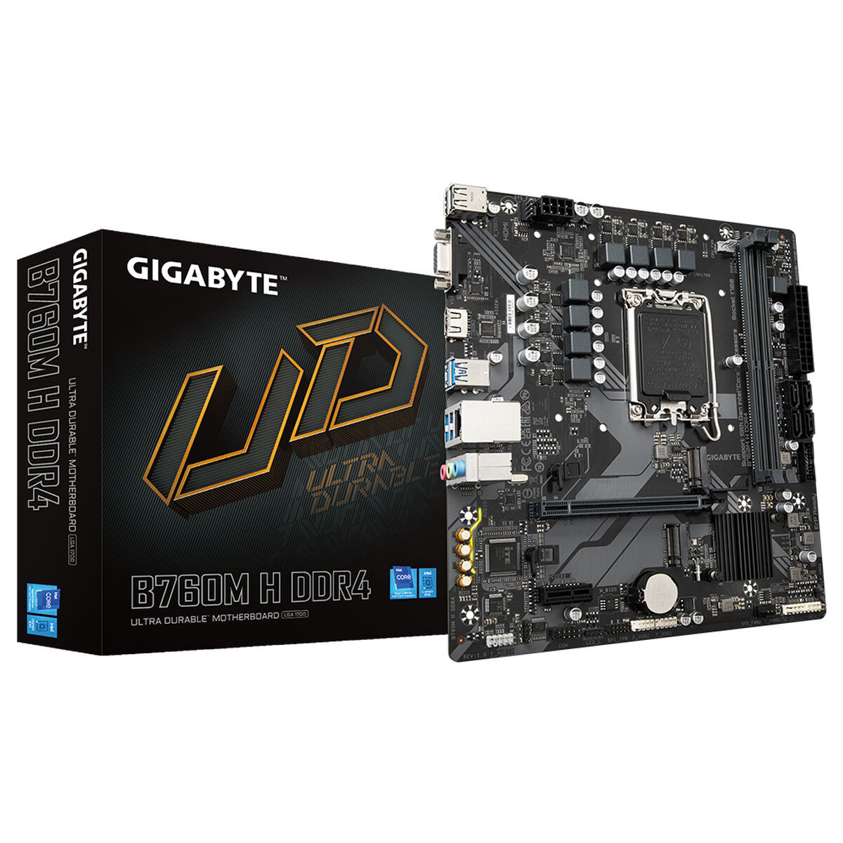 Picture of Motherboard Gigabyte 9MB76MH4-00-10 INTEL B760 EXPRESS LGA 1700