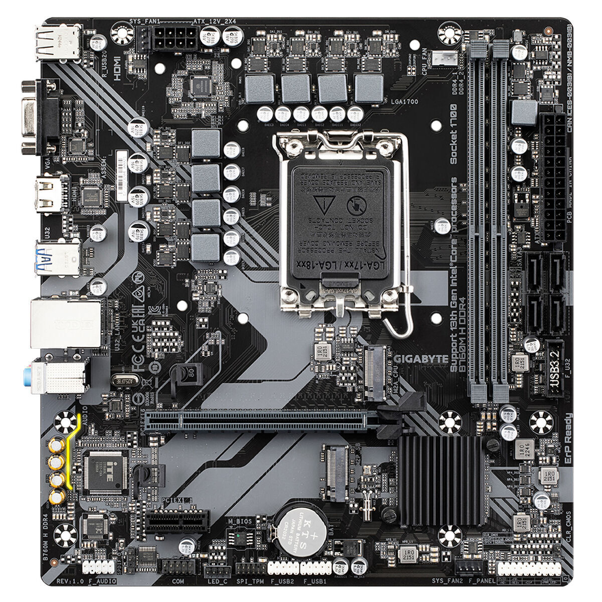 Picture of Motherboard Gigabyte 9MB76MH4-00-10 INTEL B760 EXPRESS LGA 1700
